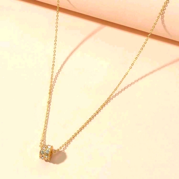 3/$15 - Rhinestone Charm Necklace - Picture 2 of 4